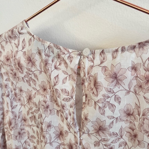 Set - INTERMIX Poppy Floral Cotton Crop Top and Mini skirt - Picture 4 of 9